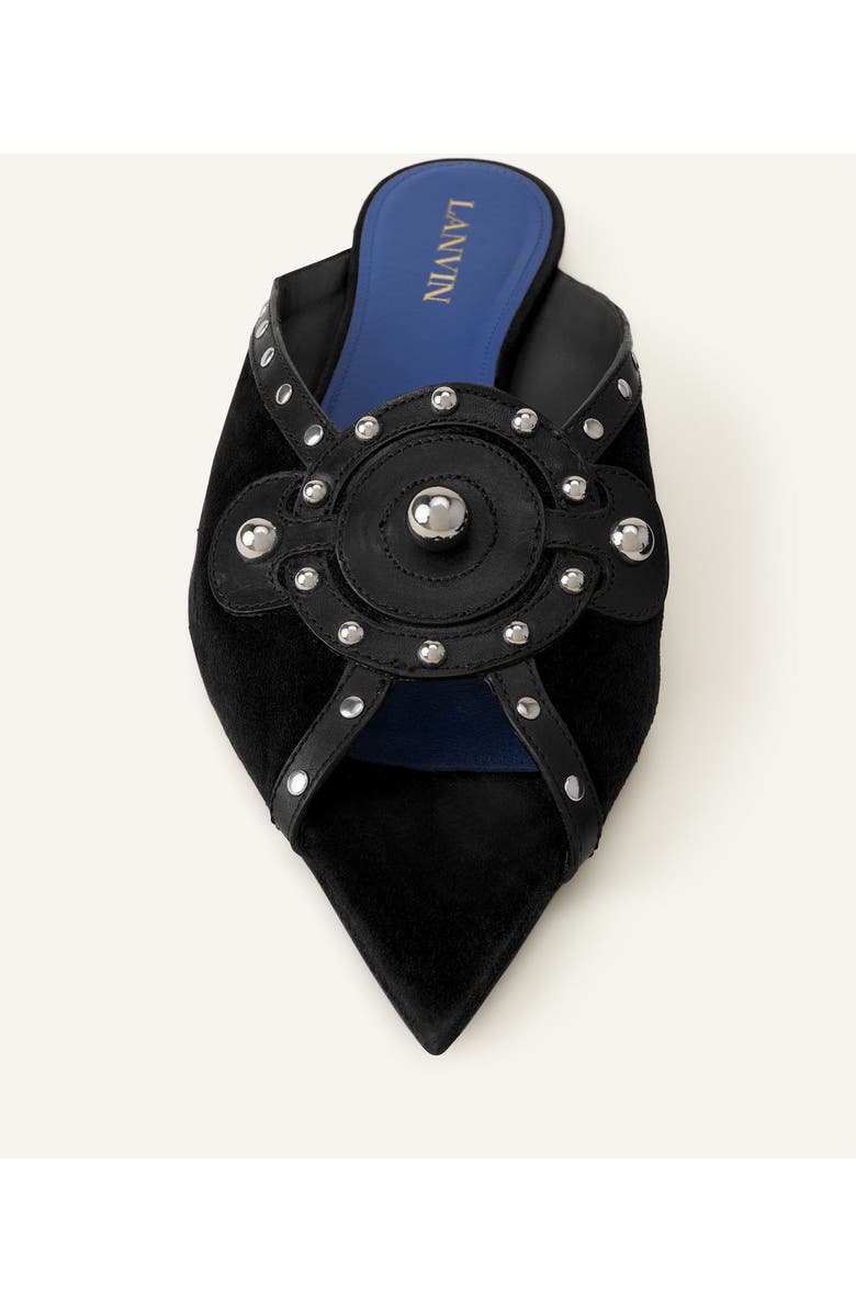 Lanvin Eclipse Arch Flat Mule, Alternate, color, Black