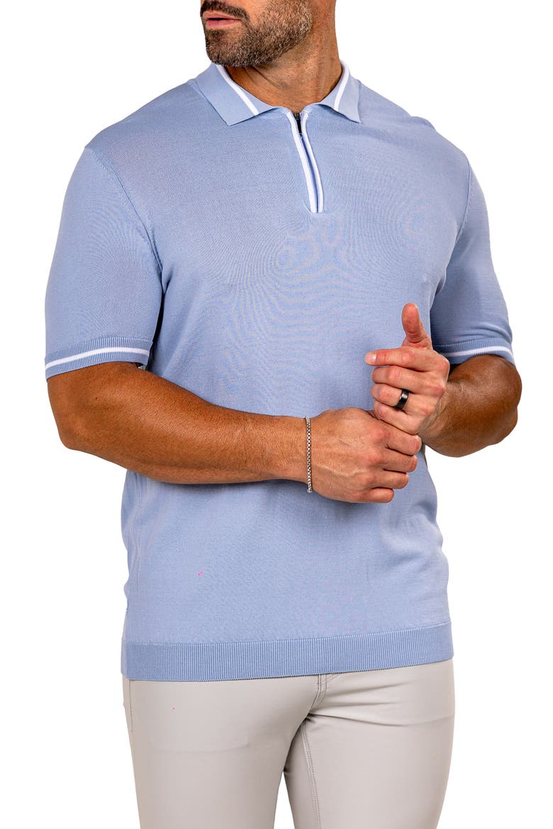 Marthy Blue Polo, Alternate, color, BLUE
