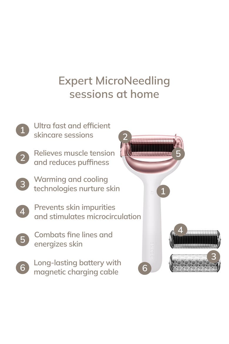 SmartAppGuided MicroNeedle Face & Body Roller | 8 in 1, Alternate, color, Starlight