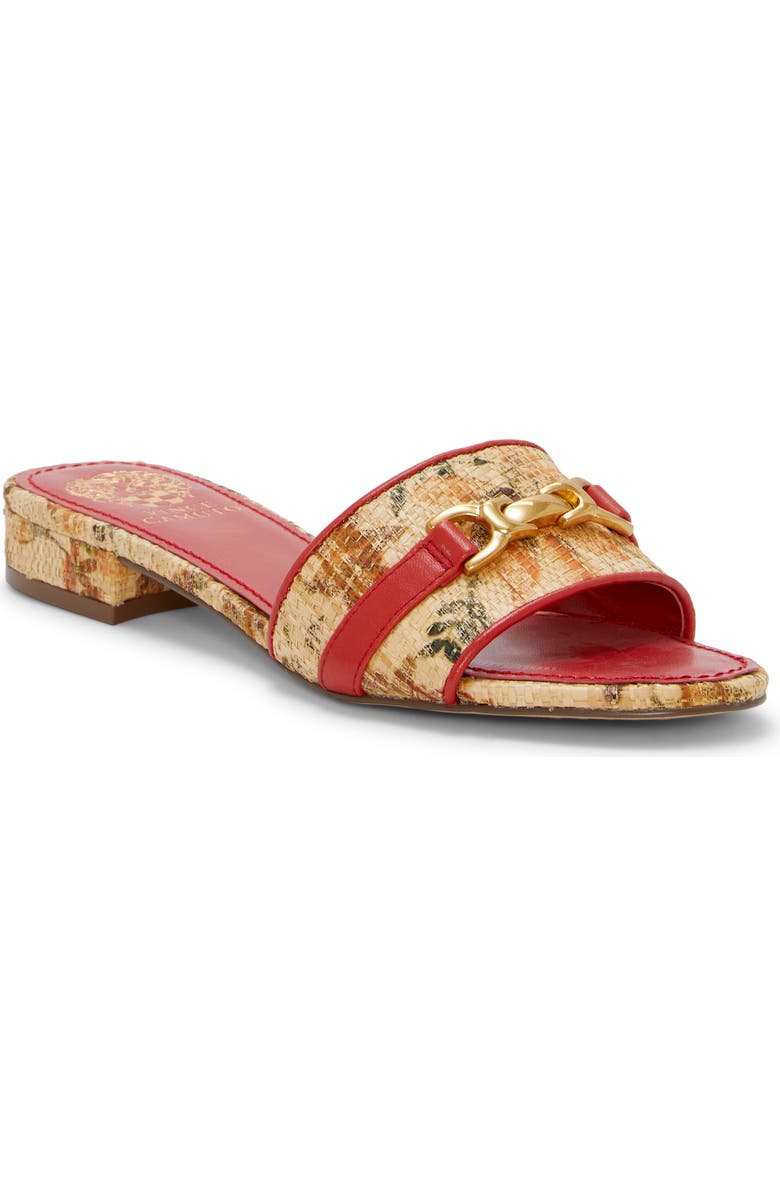 Vince Camuto Maxine Slide Sandal, Main, color, Warm Tan Salsa