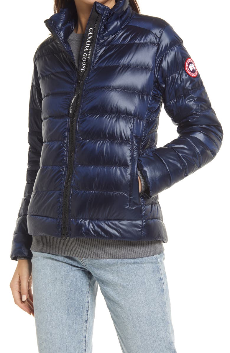 Canada Goose Cypress Packable 750-Fill-Power Down Puffer Jacket, Alternate, color, Atlantic Nvy-Bleu Mar Atlan