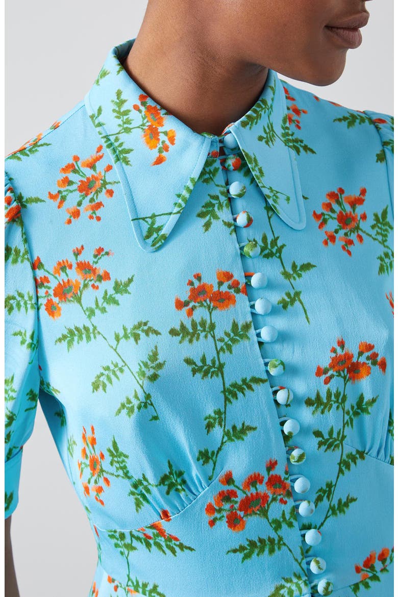 Esme Norse Floral Peplum Shirt, Alternate, color, NORSE BLUE MULTI