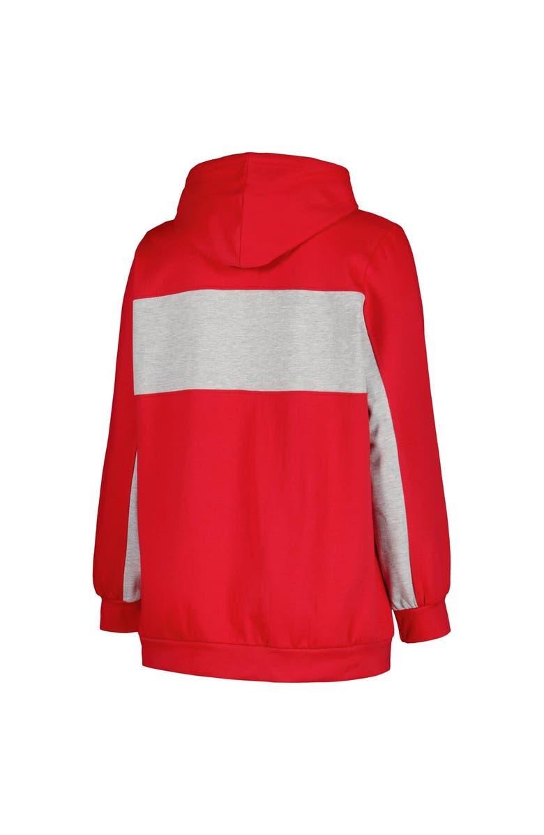PROFILE Women's Profile Red Philadelphia Phillies Plus Size Pullover Hoodie, Alternate, color, 