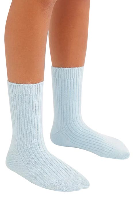 Cashmere Blend Cloud Socks