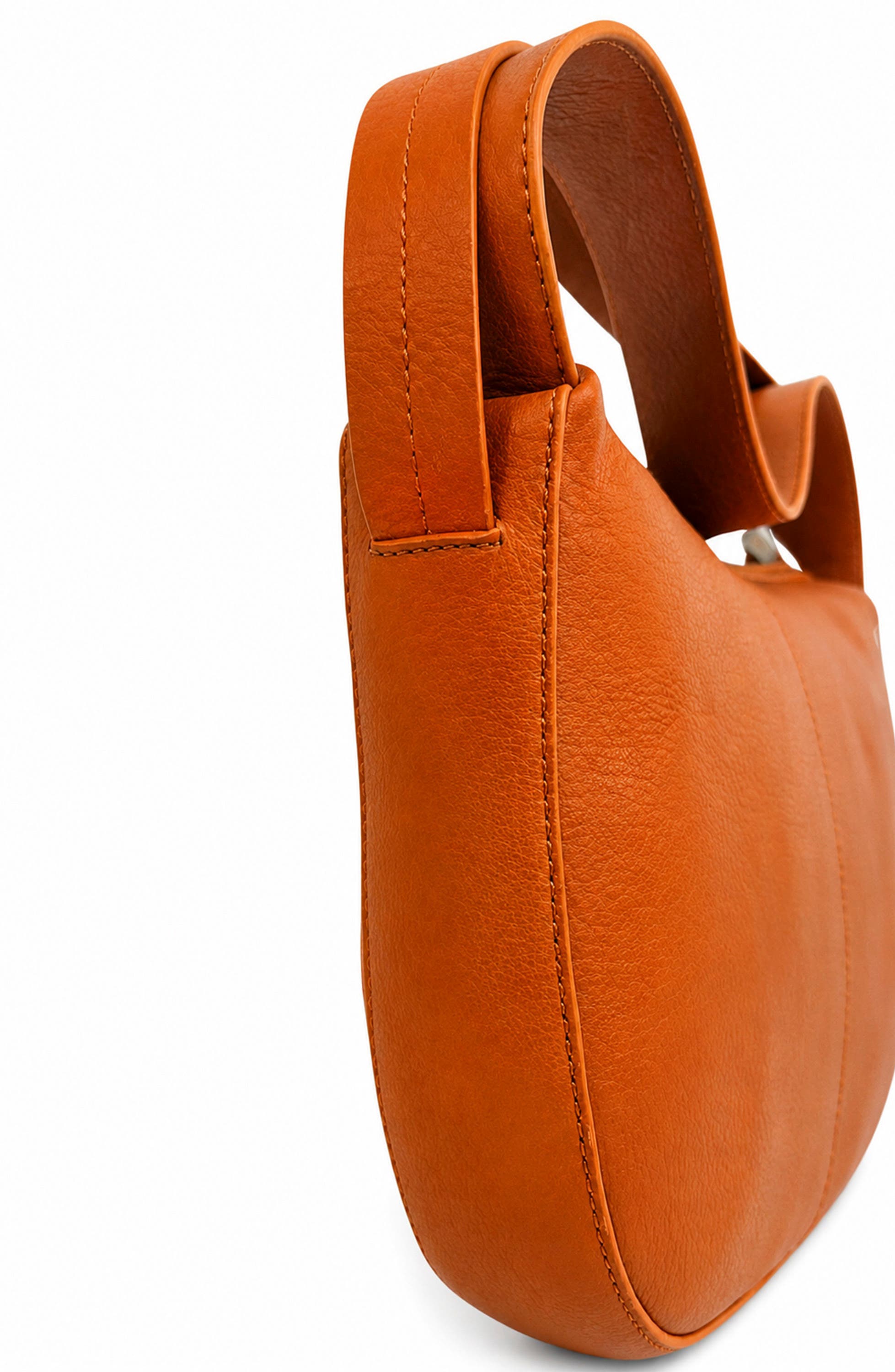 Peggy Leather Shoulder Bag, Alternate, color, CARAMEL
