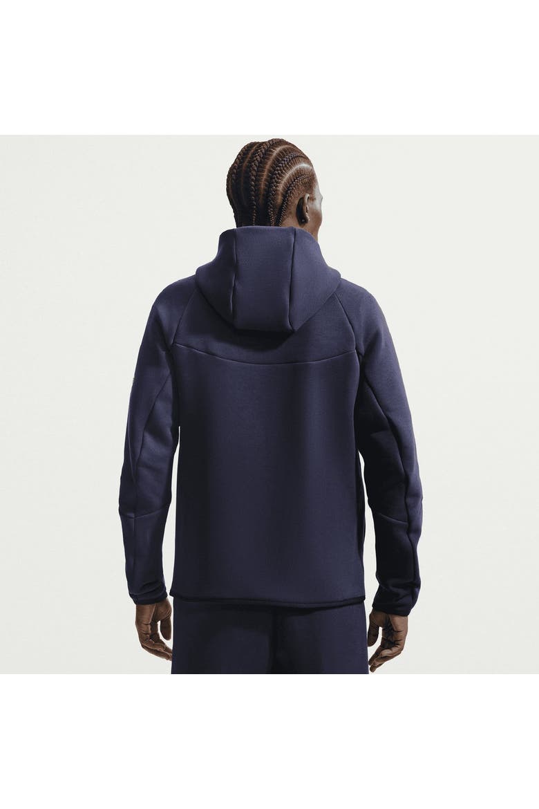 Men's Nike Navy Barcelona Tech Fleece Windrunner Raglan Full-Zip Hoodie, Alternate, color, Navy