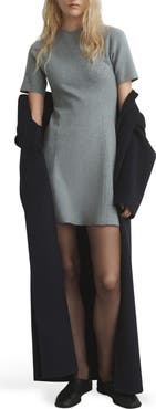 MANGO Domino Seamed Minidress