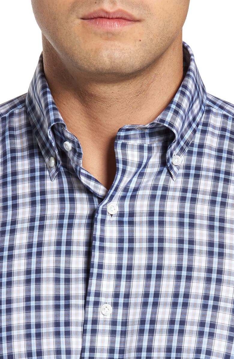 Peter Millar Peyto Regular Fit Plaid Sport Shirt, Alternate, color, 