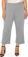 Standards & Practices High Waist Stretch Crepe Crop Pants