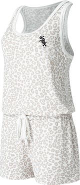 CONCEPTS SPORT Women's Concepts Sport Cream Chicago White Sox Montana Hacci Knit Romper