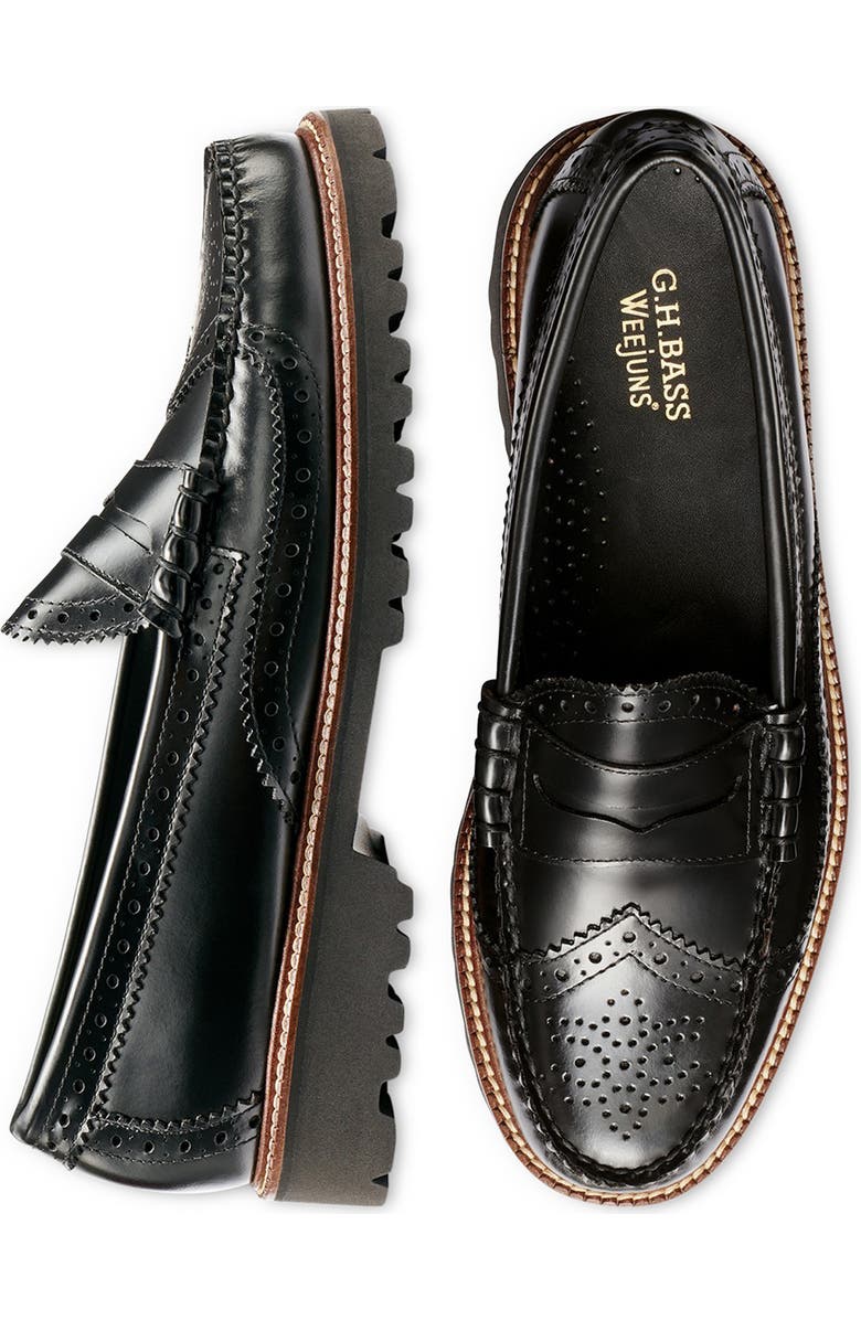 G.H.BASS Larson Wingtip Loafer, Alternate, color,