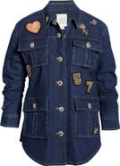 Cinq à Sept Retro Love Vera Stretch Denim Jacket