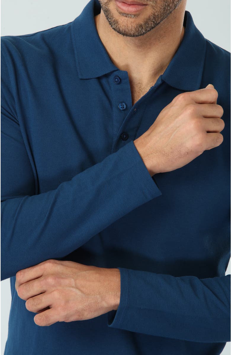 Vustra Poseidon Long Sleeve Polo, Alternate, color, 