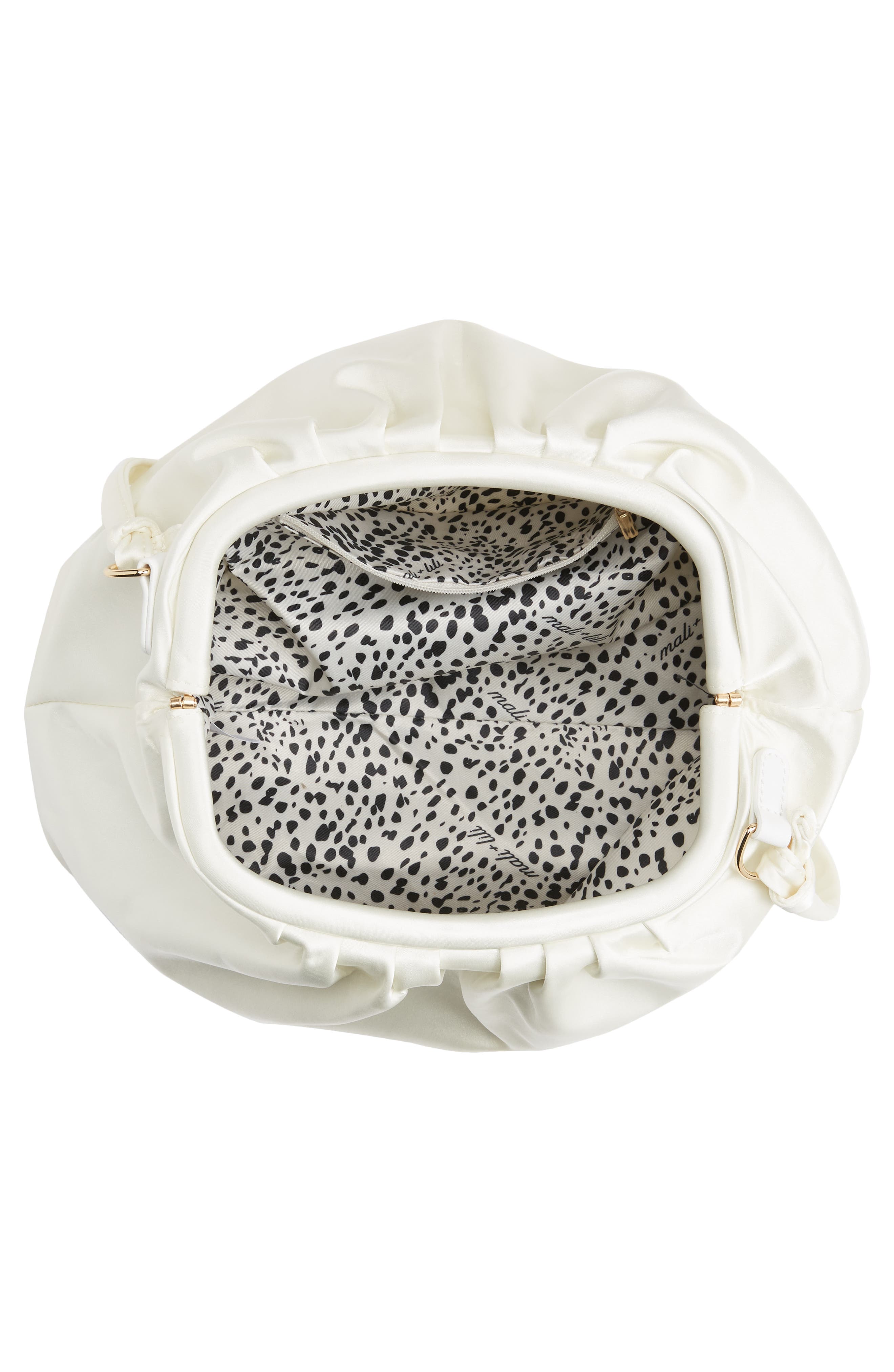 Mali + Lili Nikita Satin Clutch, Alternate, color, 