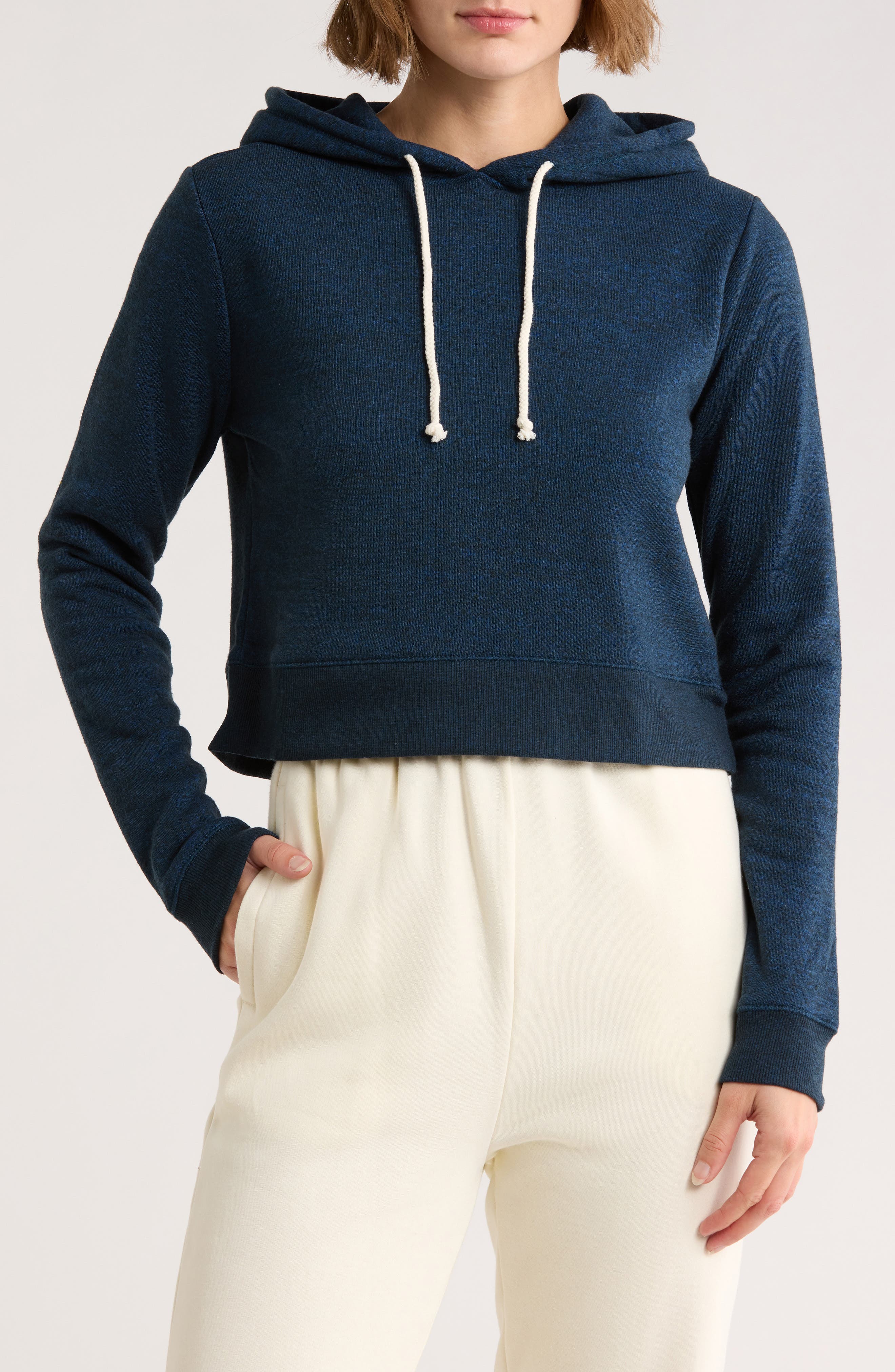 Threads 4 Thought Fleece Crop Hoodie