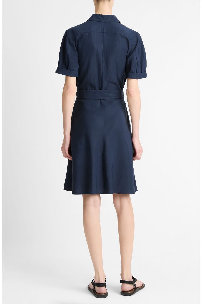 Belted Shirtdress, Alternate, color, COASTAL