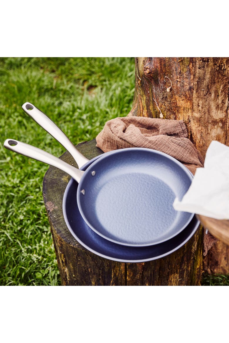 Black Angus Carbon Steel Frying Pan Set, Alternate, color, Black
