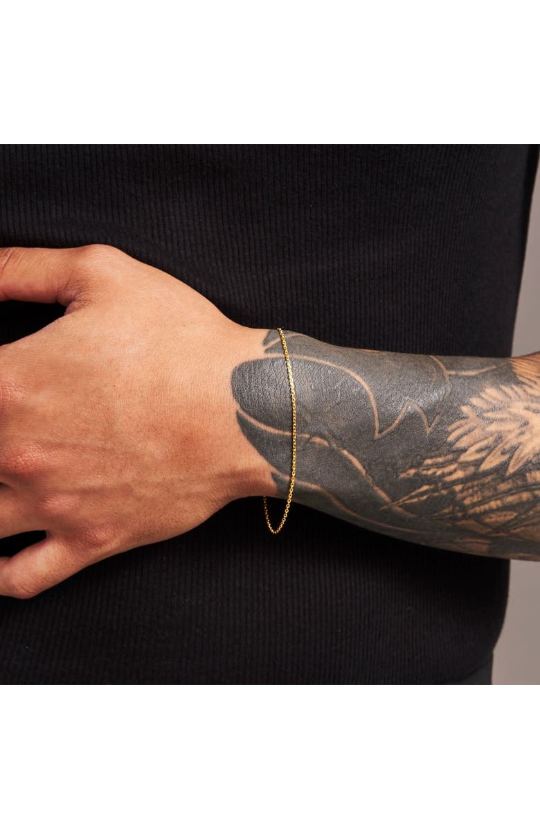 7879 Diamond Cut Cable Chain Bracelet, Alternate, color, Platinum