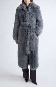 Stand Studio Hana Faux Fur Coat
