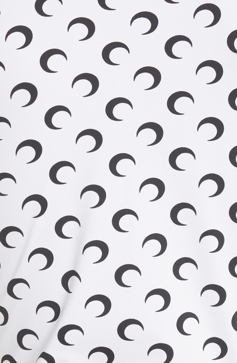 Marine Serre Gender Inclusive Second Skin Mock Neck Top, Alternate, color,