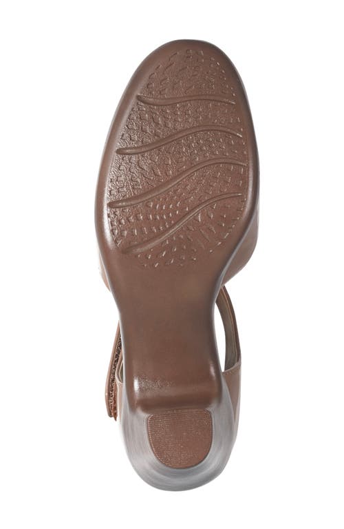 Easy Spirit Casity Ankle Strap Pump In Brown