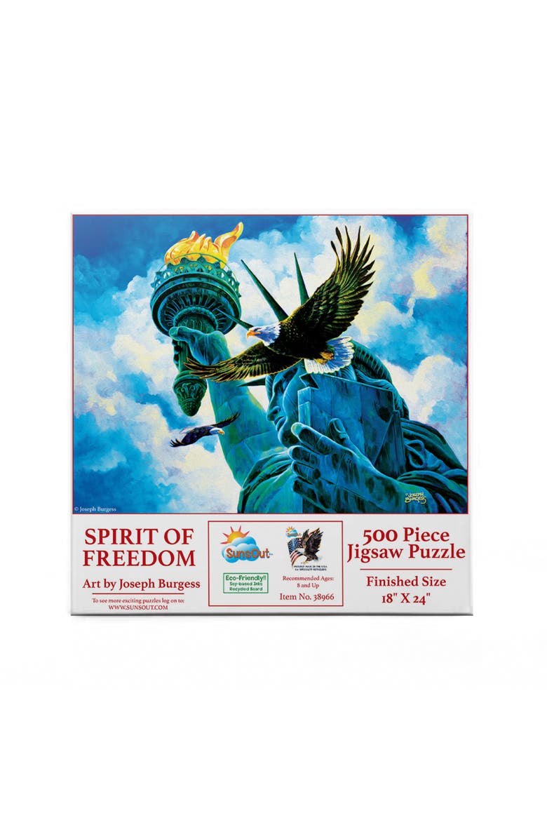 Sunsout Spirit of Freedom 500 piece Jigsaw Puzzle for Adults, Alternate, color, Multicolor