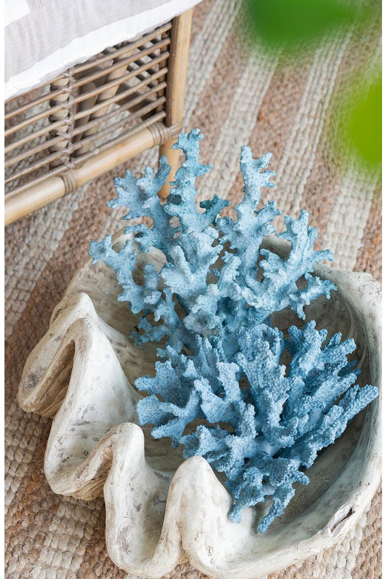 Faux Coral Accent Decor, Alternate, color, LIGHT BLUE