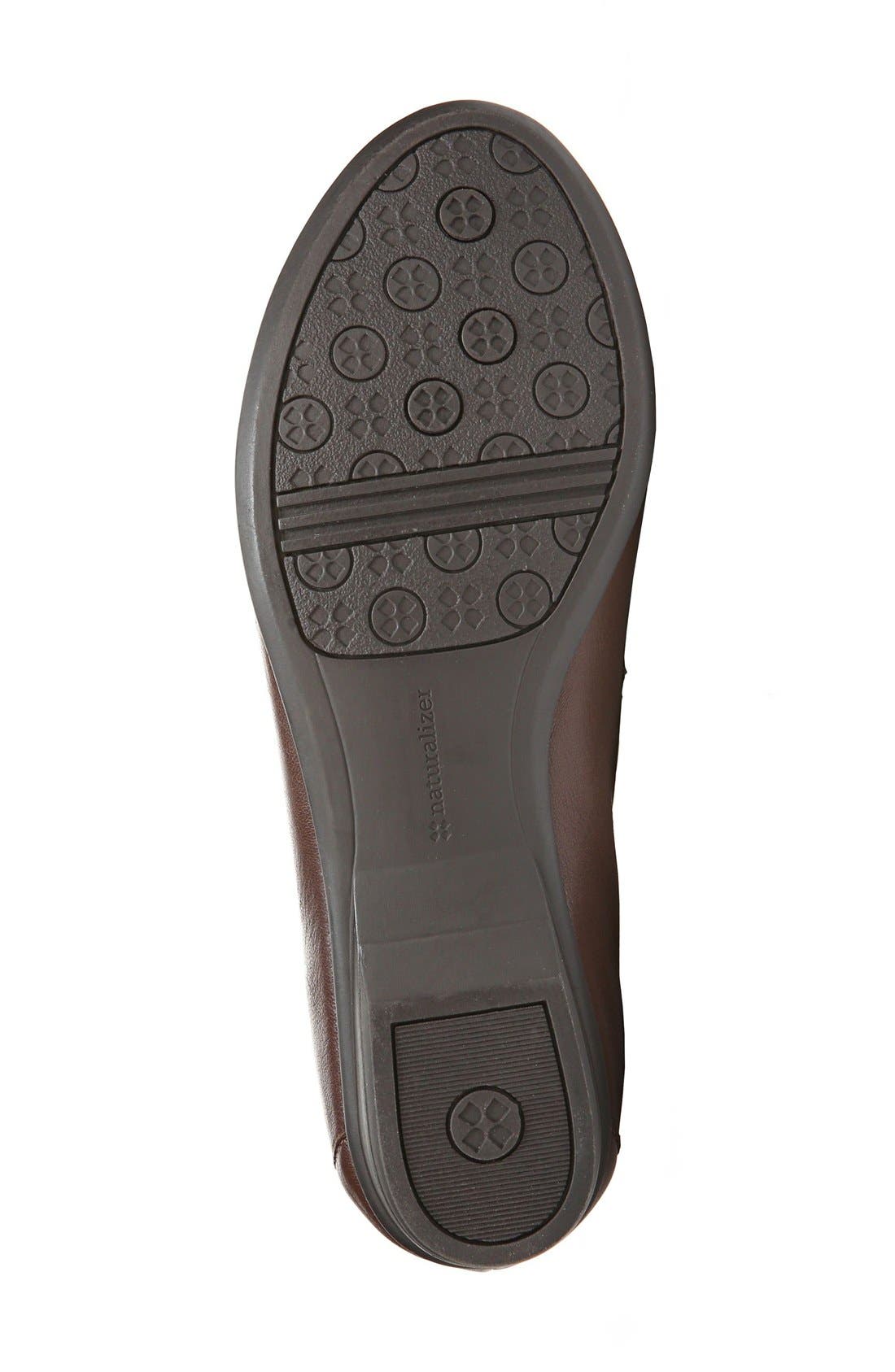 'Saban' Leather Loafer, Alternate, color, BROWN LEATHER