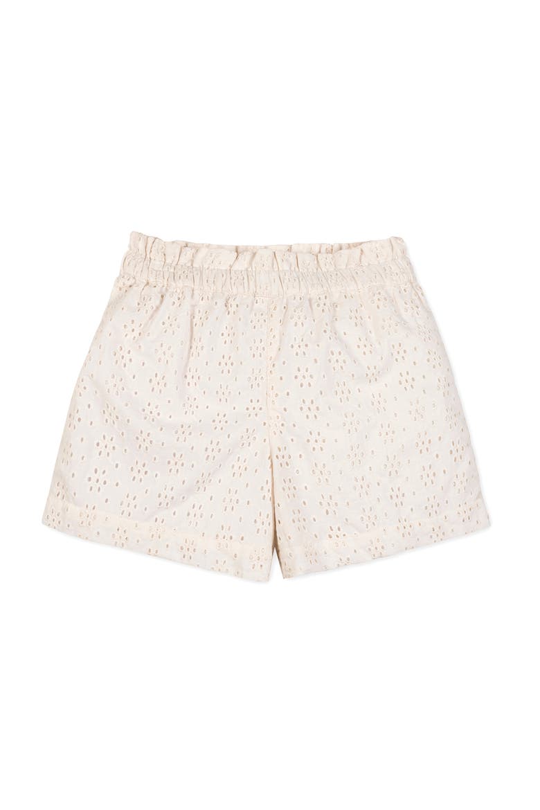 Kids' Organic Eyelet Tank and Short Set, Alternate, color, Natural Eyelet