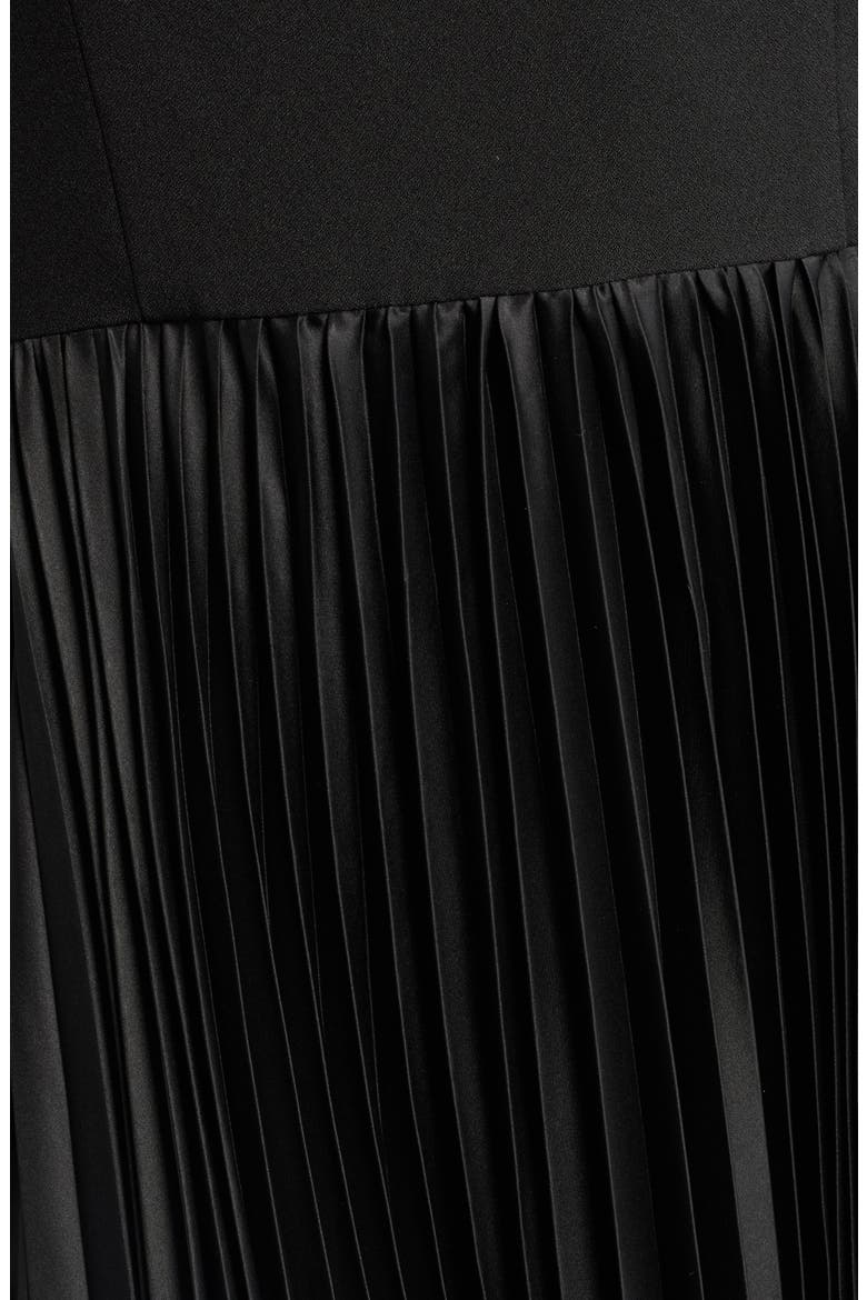 Tierra Strapless Maxi Dress, Alternate, color, BLACK