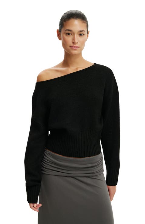 Women's Softest Luxe Off Shoulder Knit