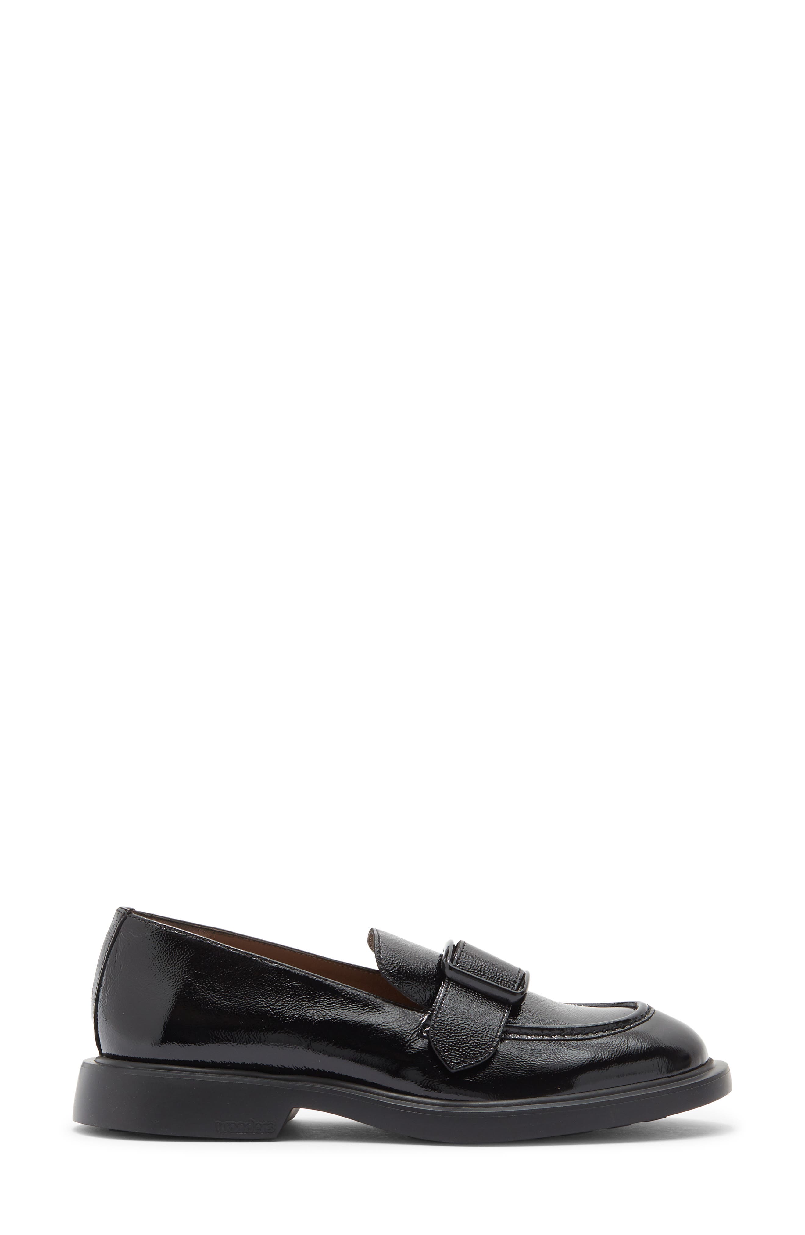 Patent Leather Loafer, Alternate, color, LACK NEGRO