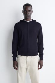 COS Merino Wool Zip-up Hoodie