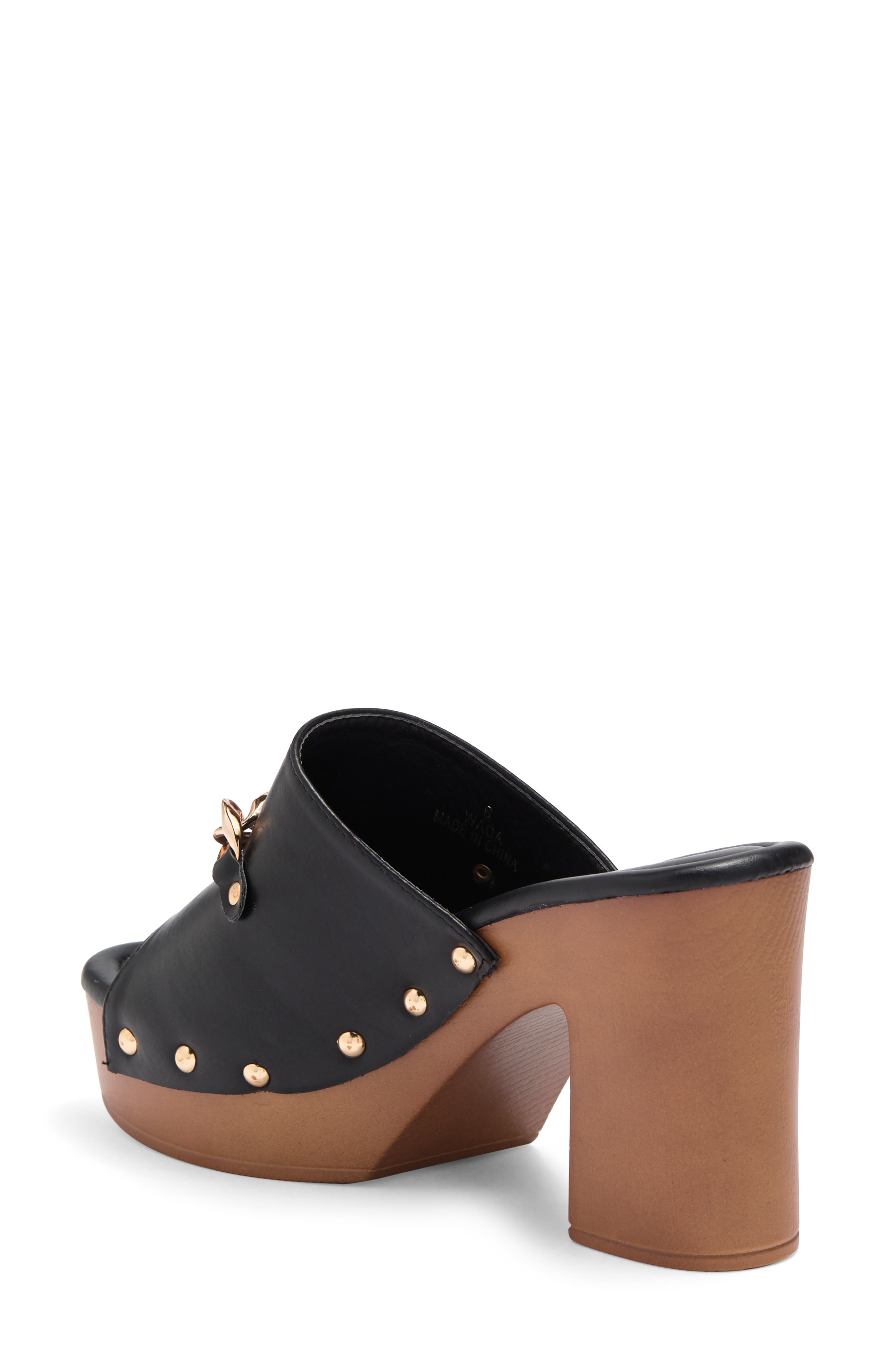 Nicole Miller Slip-on Chain Clog, Alternate, color, 