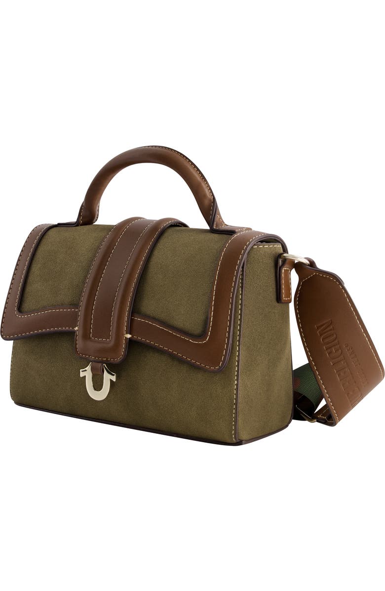 True Religion Mini Camo Strap Satchel, Alternate, color,