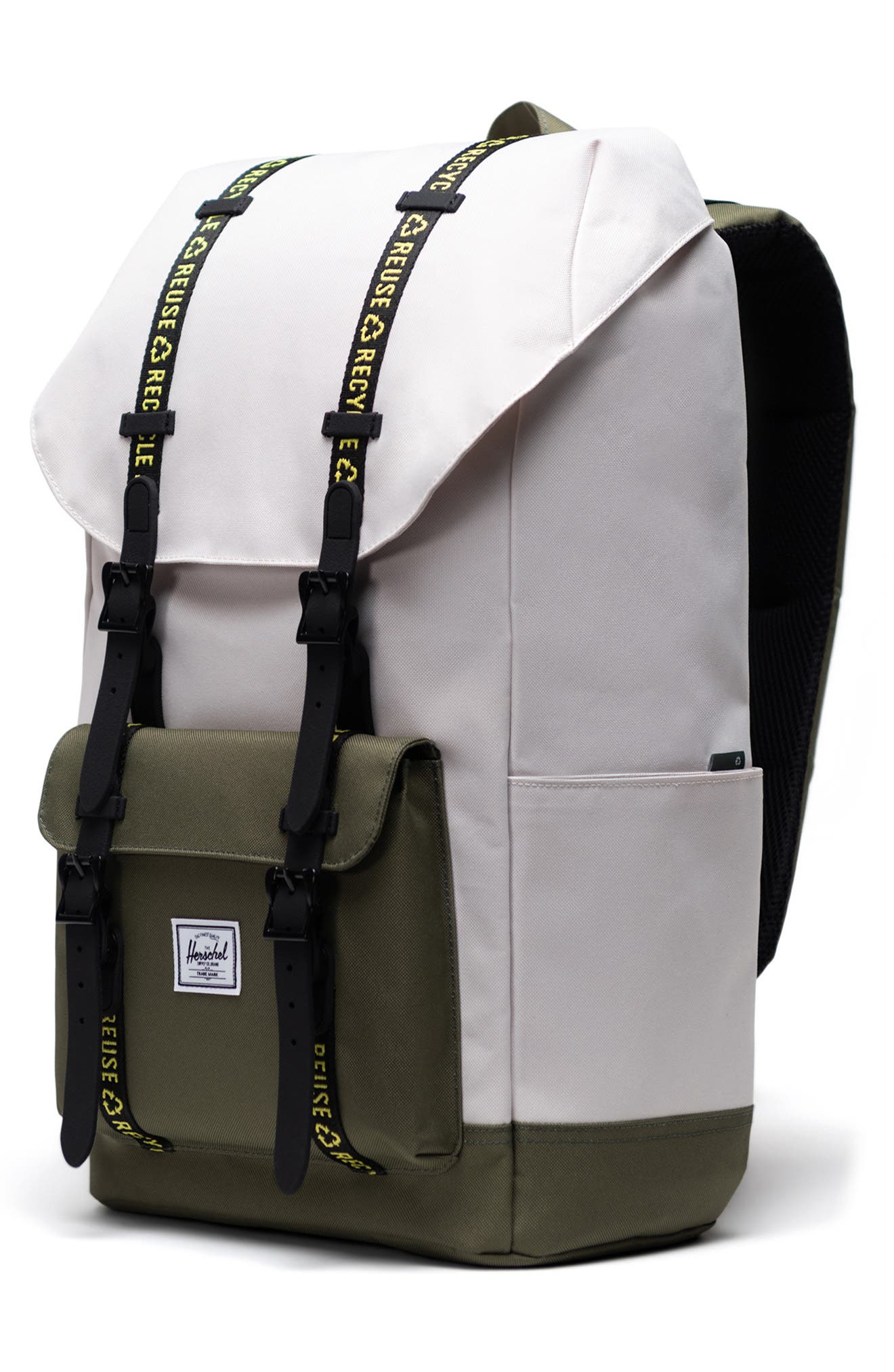 Little America Backpack, Alternate, color, MOONBEAM/ IVY GREEN