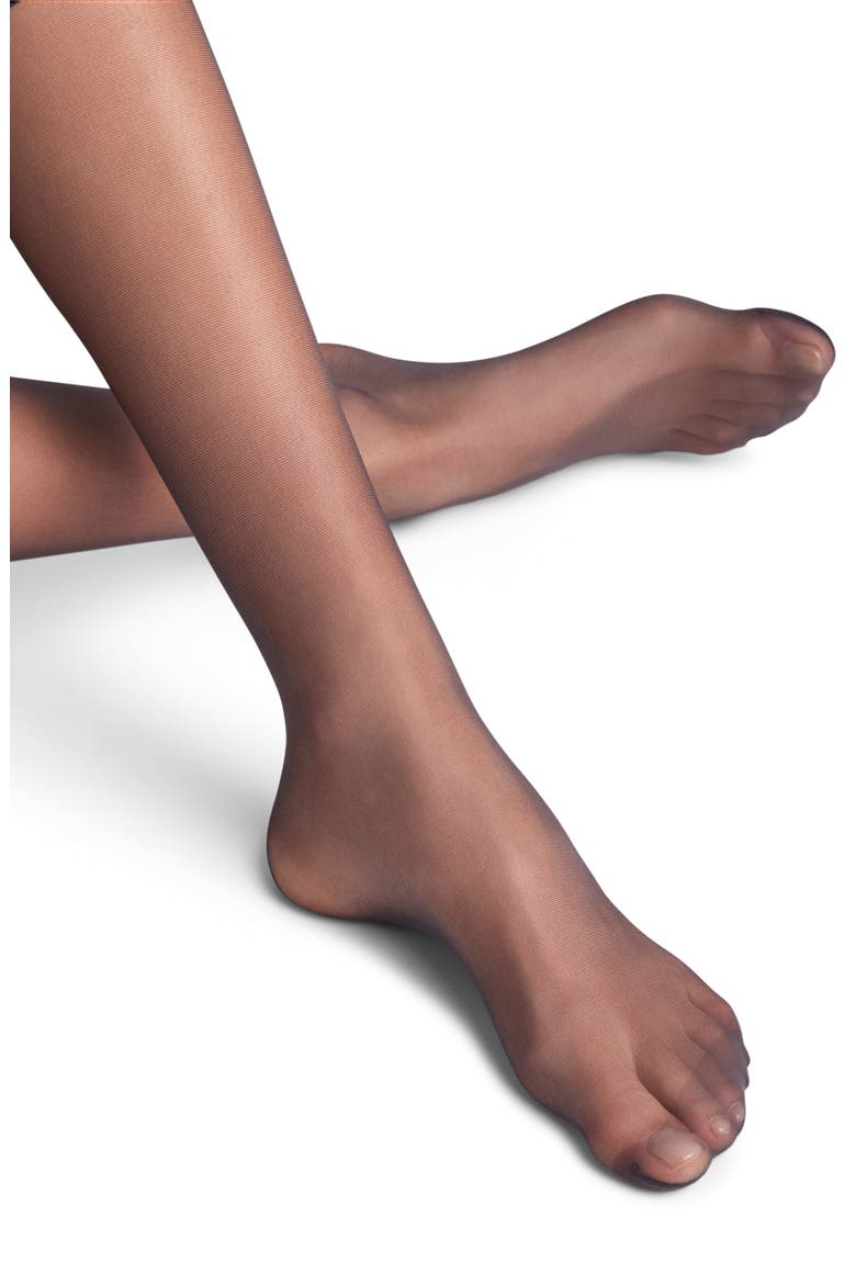 Pure Matte 20 Denier Knee High Socks, Alternate, color, BLACK