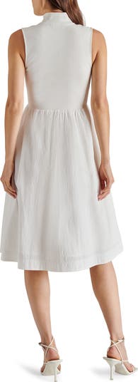 Berlin Sleeveless Half-Zip A-Line Dress