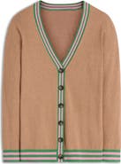 Boden Longline Cotton & Cashmere V-Neck Cardigan