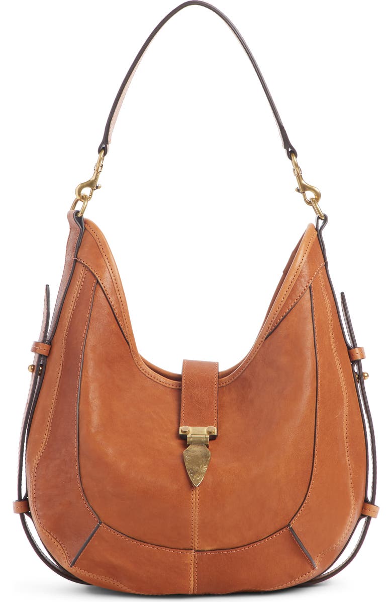 Isabel Marant Kaliko Leather Hobo Bag, Main, color,