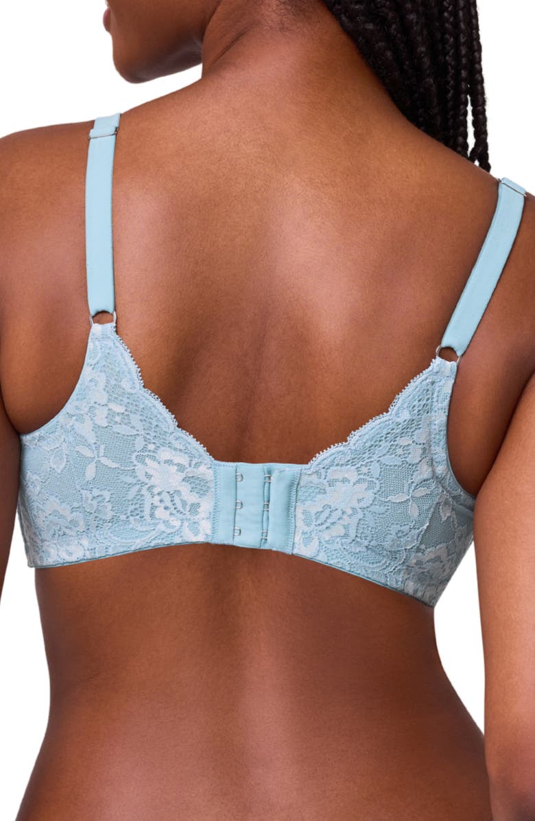 Montelle Intimates Ayla Wireless Bra, Alternate, color, Dewdrop/Chantilly