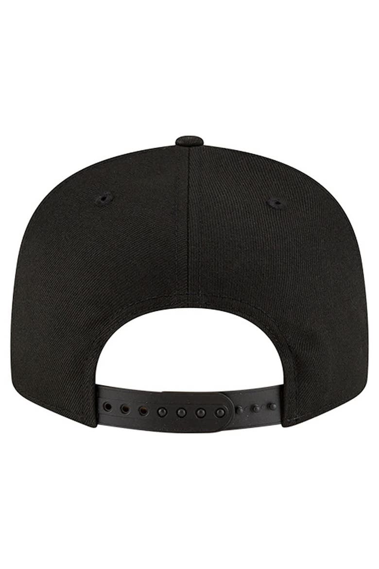 Men's New Era Black Brooklyn Nets 9FIFTY Snapback Hat, Alternate, color, Black