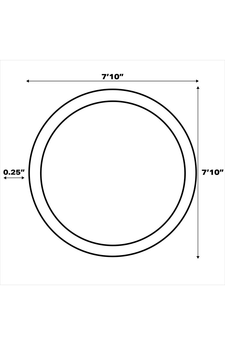 JONATHAN Y Didim Boho Medallion Machine-Washable Round Area Rug, Alternate, color, Gray/Purple