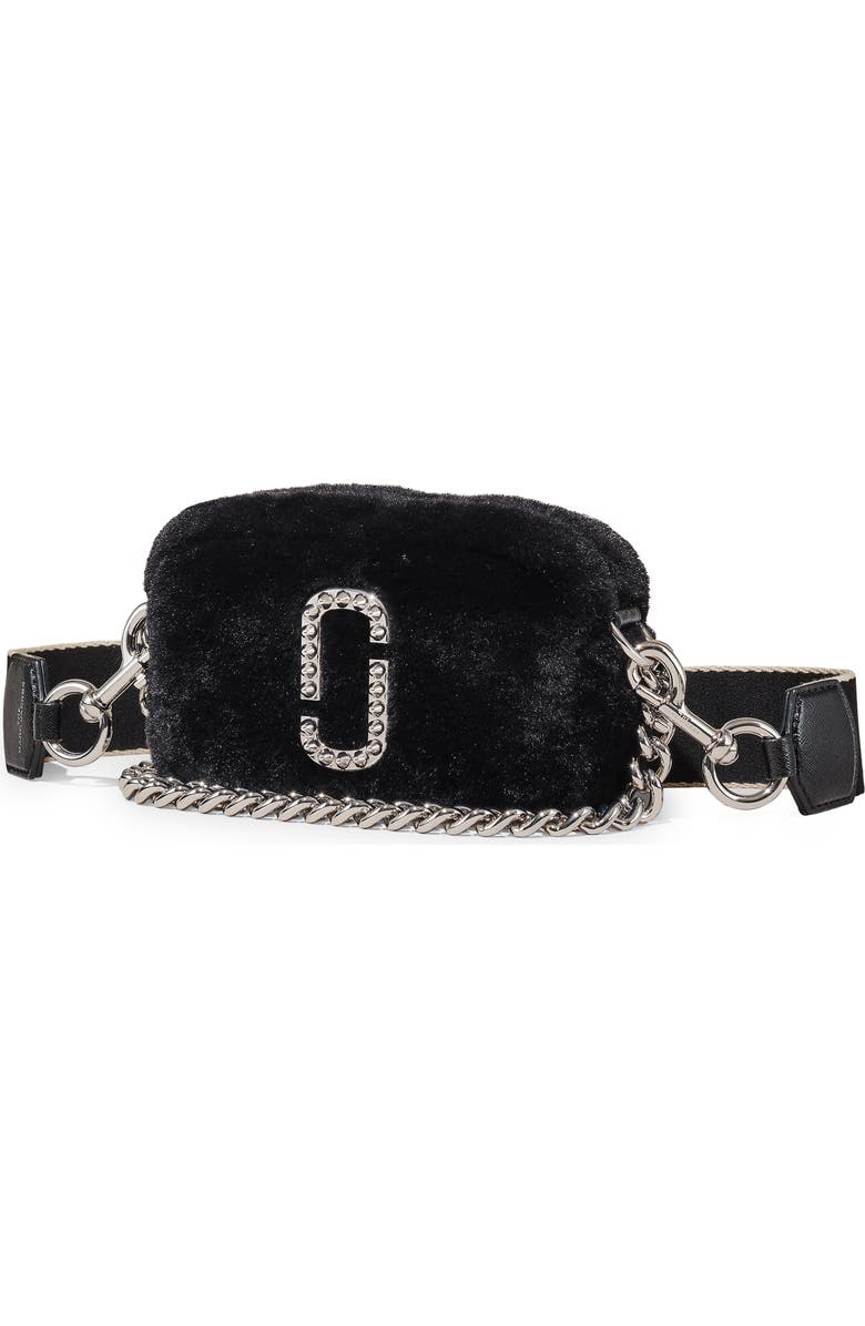 Marc Jacobs Snapshot Faux Fur Crossbody Bag, Alternate, color,