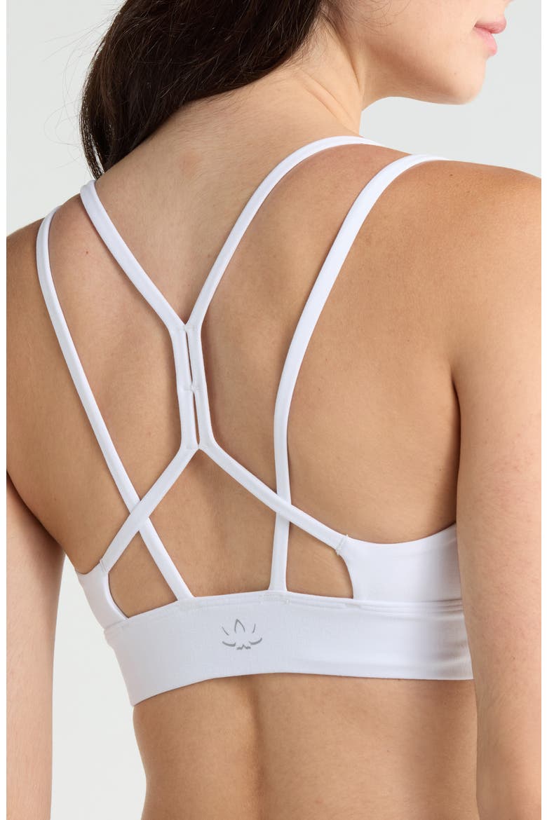 Spacedye Back to It Strappy Sports Bra, Alternate, color, CLOUD WHITE