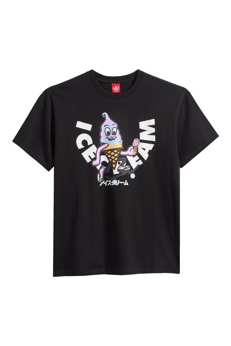 Skate Cone Graphic T-Shirt, Alternate, color, BLACK