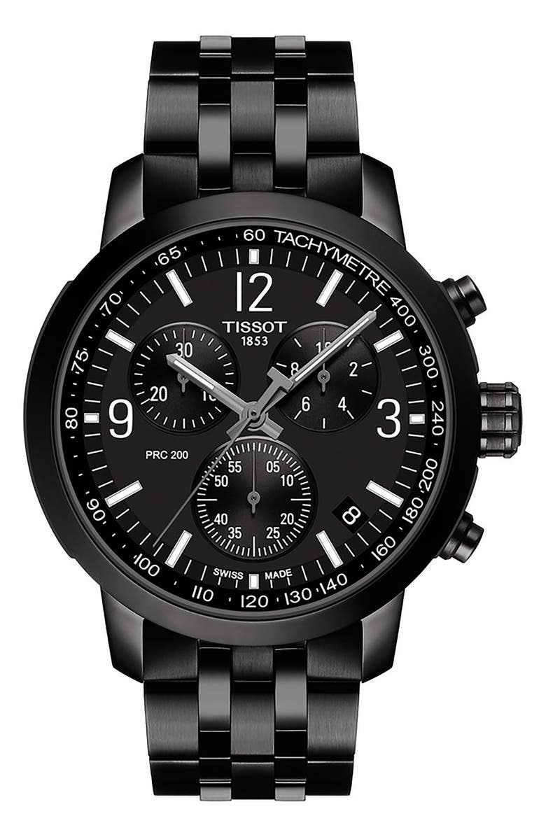 Tissot T-Sport PRC 200 Bracelet Chronograph Watch, 43mm, Main, color,