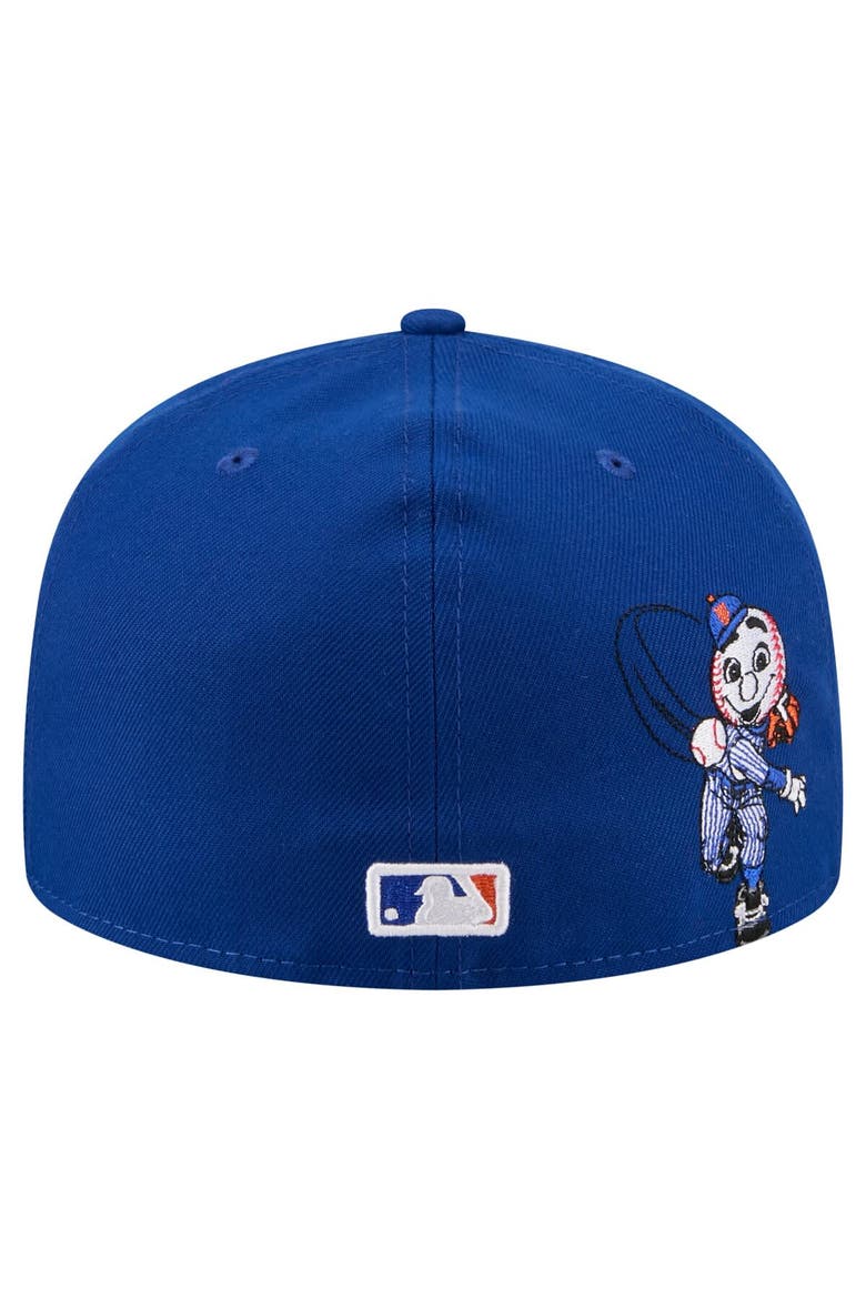 Men's New Era Royal New York Mets Run Mascot 59FIFTY Fitted Hat, Alternate, color, Royal