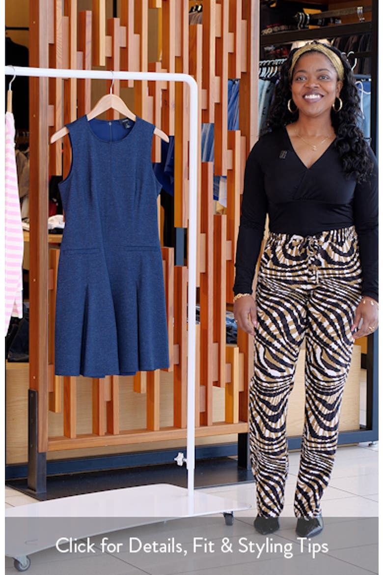 Sleeveless Fit & Flare Dress video