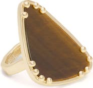 Ramy Brook Cleo Tiger's Eye Statement Ring